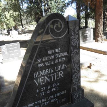 VENTER Hendrik Louis 1904-1973