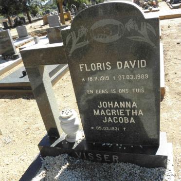 VISSER Floris David 1919-1989 :: VISSER Johanna Magrietha Jacoba 1931-
