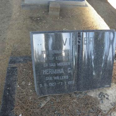 VISSER Hermina G. nee WILLERS 1927-1973