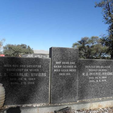 VIVIERS R.A. 1884-1956 &amp; W.J. 1894-1978