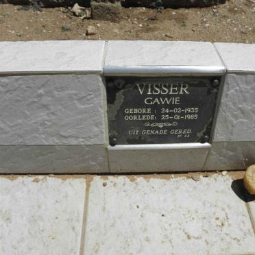 VISSER Gawie 1935-1985