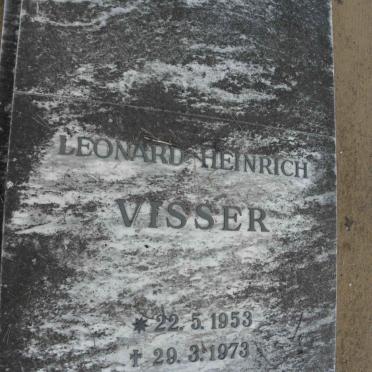 VISSER Leonard Heinrich 1953-1973