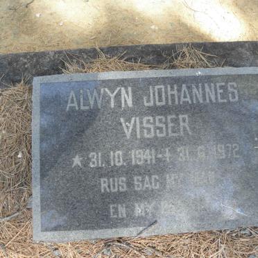 VISSER Alwyn Johannes 1941-1972
