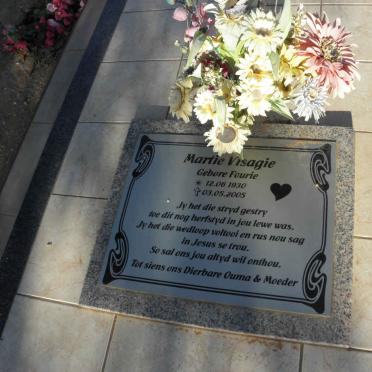 VISAGIE Martie nee FOURIE 1930-2005