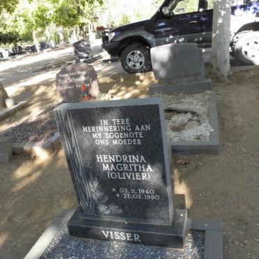 VISSER Hendrina Magritha nee OLIVIER 1940-1990