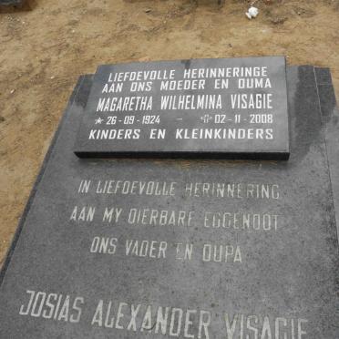 VISAGIE Magaretha Wilhelmina 1924-2008