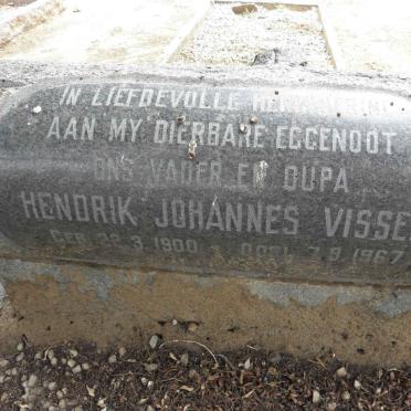 VISSER Hendrik Johannes 1900-1967