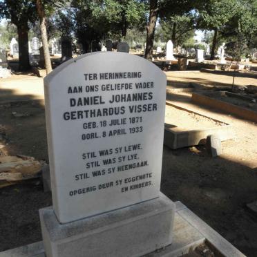 VISSER Daniel Johannes Gerthardus 1871-1933