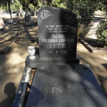 VISSER Jacoba Fredrika Cornelia 1919-1974