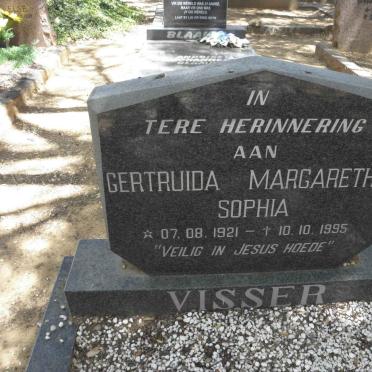 VISSER Gertruida Margaretha Sophia 1921-1995