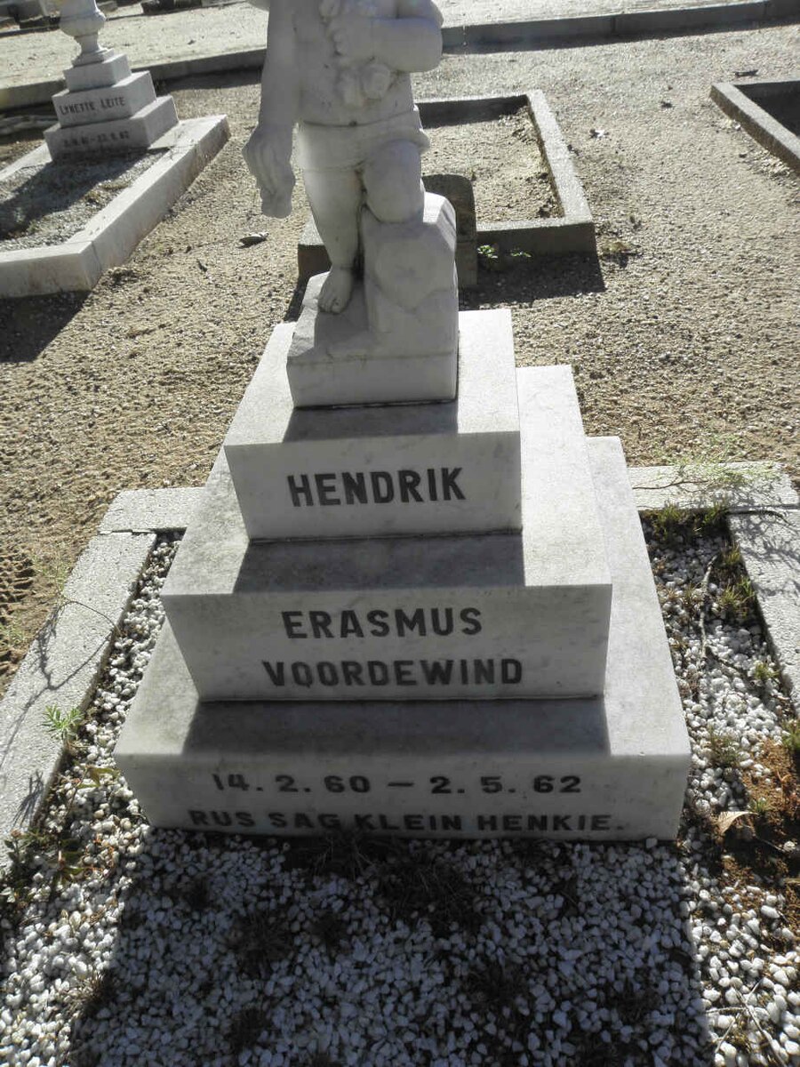VOORDEWIND Hendrik Erasmus 1960-1962