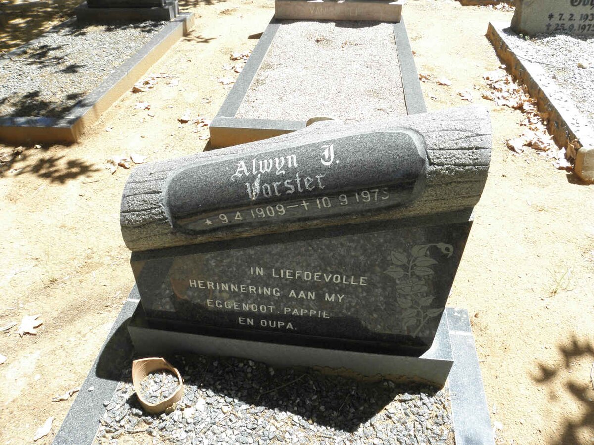 VORSTER Alwyn J. 1909-1975