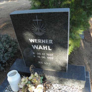 WAHL Werner 1927-1999