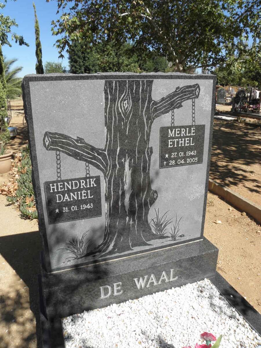WAAL Hendrik Daniel, de 1943- &amp; Merle Ethel 1943-2005