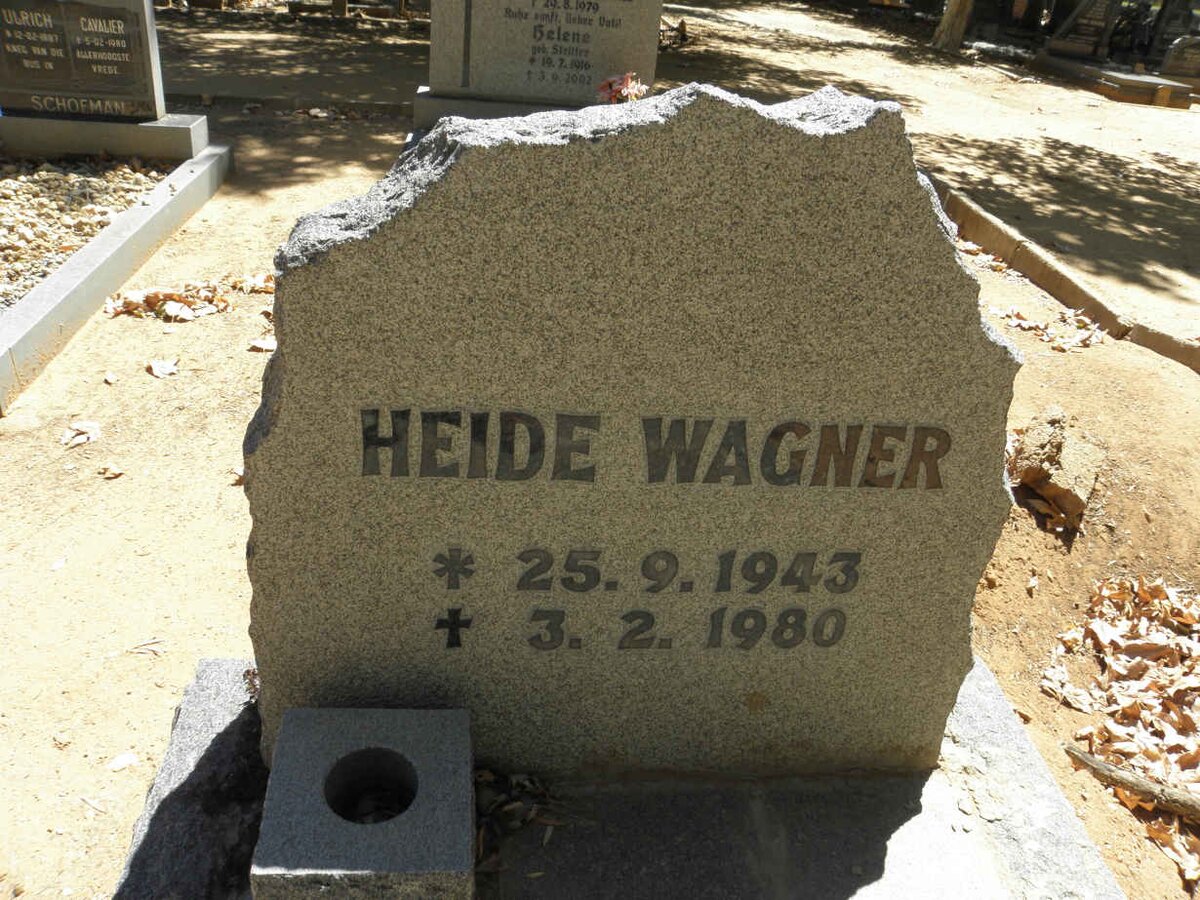WAGNER Heide 1943-1980