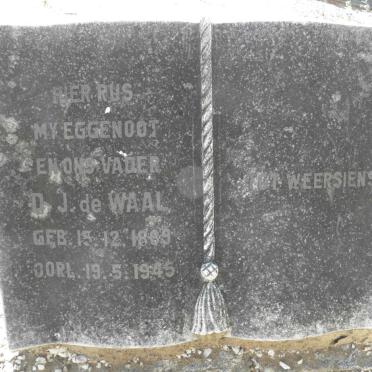 WAAL D.J., de 1889-1945