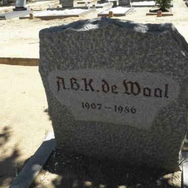 WAAL A.B.K., de 1907-1986