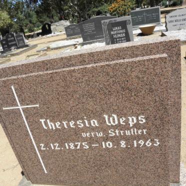 WEPS Theresia nee STRULLER 1875-1963