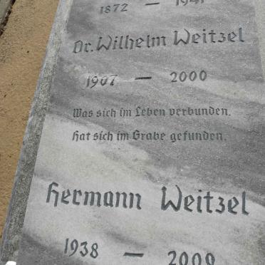 WEITZEL Wilhelm 1907-2000 :: WEITZEL Hermann 1938-2009