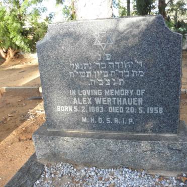 WERTHAUER Alex 1883-1958