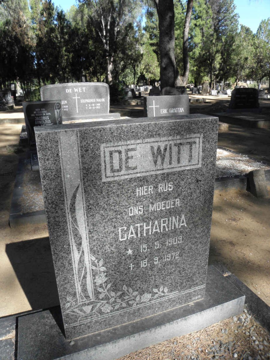 WITT Catharina, de 1909-1972