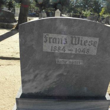 WIESE Franz 1884-1948