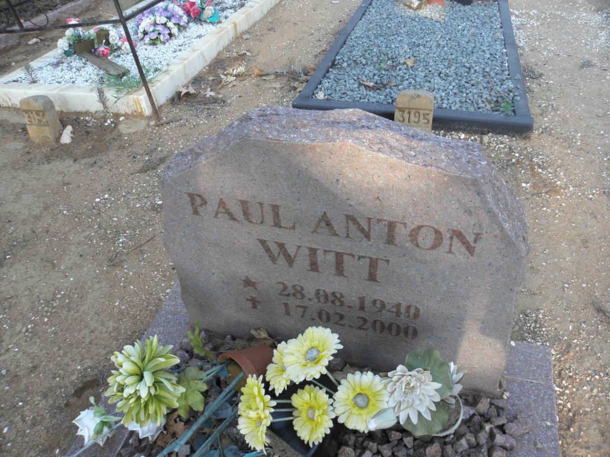 WITT Paul Anton 1940-2000
