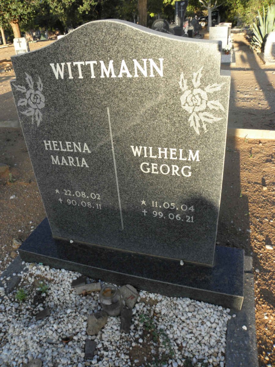 WITTMANN Wilhelm Georg 1911-1999 &amp; Helena Maria 1922-1990