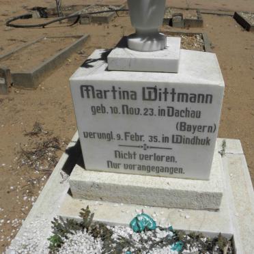 WITTMANN Martina 1923-1935