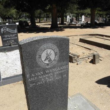 WYNGAARDT F.A., van -1945