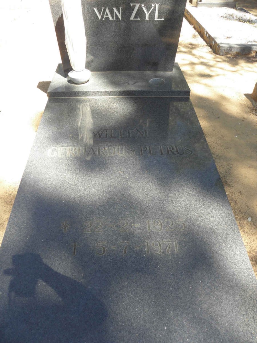 ZYL Willem Gerhardus Petrus, van 1925-1971