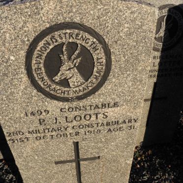 LOOTS P.J. -1918