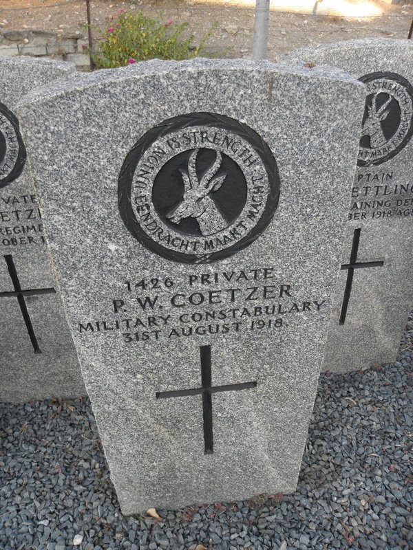 COETZER P.W. -1918