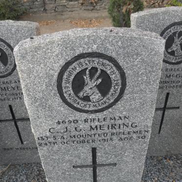 MEIRING C.J.G. -1918