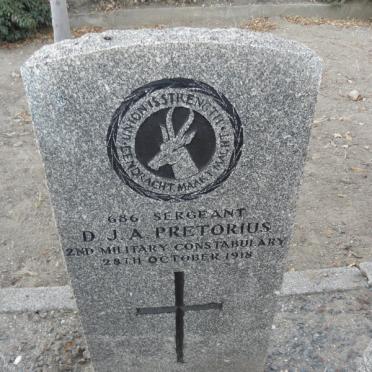 PRETORIUS D.J.A. -1918