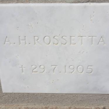 ROSSETTA  A.H. -1905
