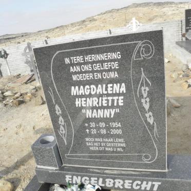 ENGELBRECHT Magdalena Henriette 1954-2000