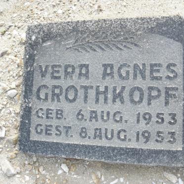 GROTHKOPF Vera Agnes 1953-1953
