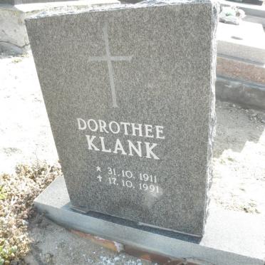 KLANK Dorothee 1911-1991
