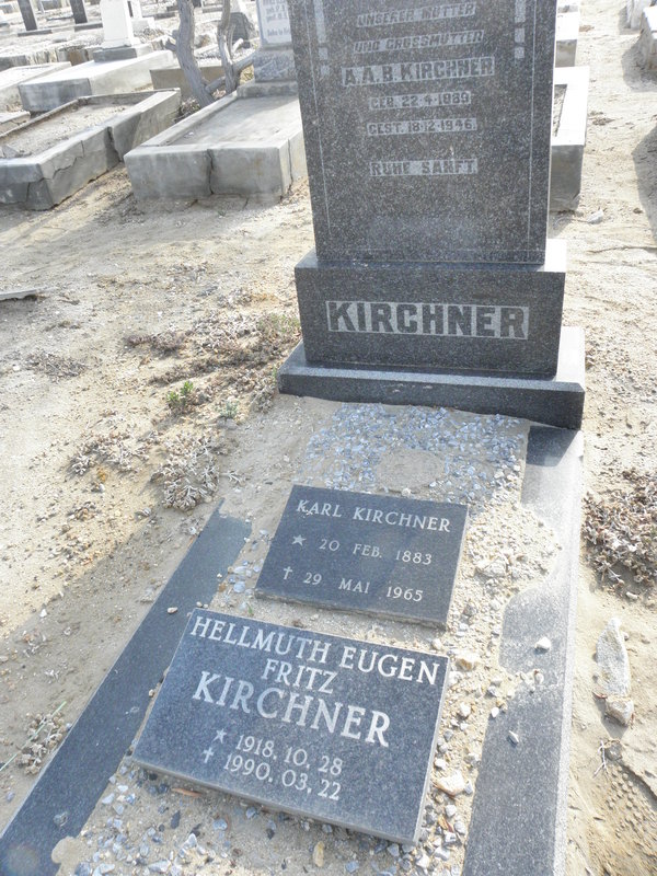 KIRCHNER Karl 1883-1965 &amp; A.A.B. 1889-1946 :: KIRCHNER Hellmuth Eugen Fritz 1918-1990