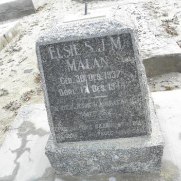 MALAN Elsie S.J.M. 1937-1944