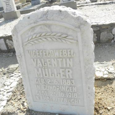 MULLER Valentin 1883-1918