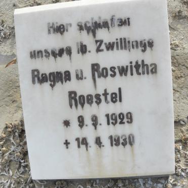 ROESTEL Ragna 1929-1930 :: ROESTEL Roswitha 1929-1930