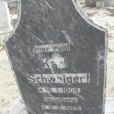 SCHWEIGERT Karl 1906-1928