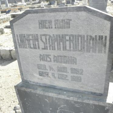 STAMMERIOHANN Wilhelm 1862-1919