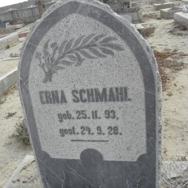SCHMAHL Erna 1893-1928