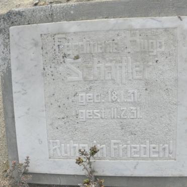 SCHAFFLER Ferdinand Hugo 1931-1931