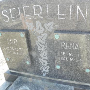 SEIERLEIN Leo 191?-197? &amp; Rena