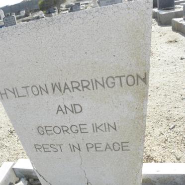 WARRINGTON Hylton :: IKIN George