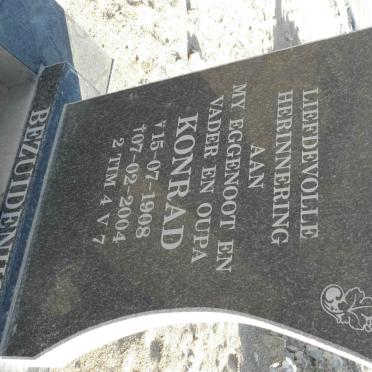 BEZUIDENHOUT Konrad 1908-2004